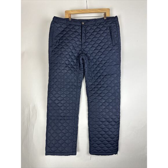 Mifland Quilted Pants - Navy Blue Size 2XL